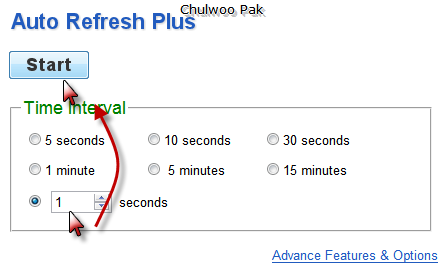 [크롬 확장] Auto Refresh Plus