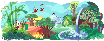 [Google Logo] 지구의 날