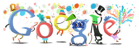 2011년 12월 31일 구글 로고