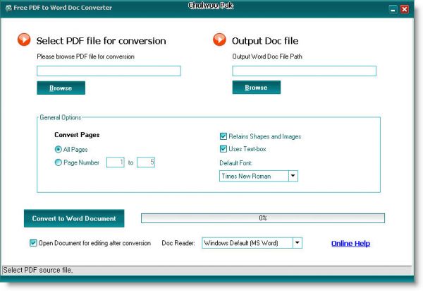 FREE PDF to WORD CONVERTER
